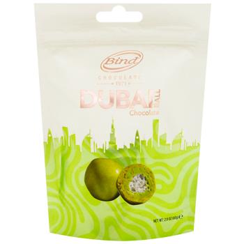 Драже Bind Chocolate з фісташковою начинкою та кадаїфом 60г - купити, ціни на WINETIME - фото 1