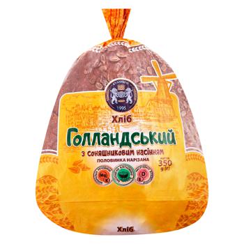 Kulinichi Dutch Bread with sunflower seeds half sliced 350g - buy, prices for Supermarket "Kharkiv" - photo 1