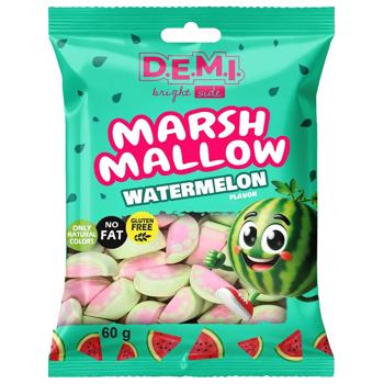 D.E.M.I. Marshmallow with Watermelon Flavor 30g - buy, prices for Chudo Market - photo 1