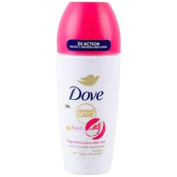 Антиперспірант кульковий Dove Пітахая та кокосові вершки 50мл