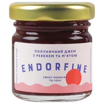 Джем Endorfine полуничний з ревенем та м'ятою 44г - купити, ціни на Чудо Маркет - фото 2