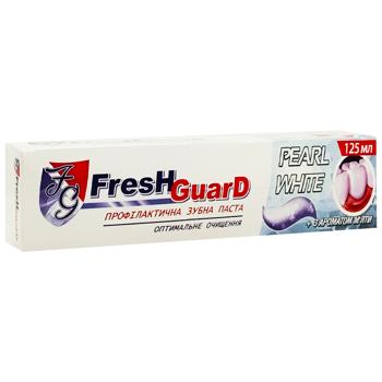 Зубная паста Fresh Guard Pearl White 125мл - купить, цены на - фото 2