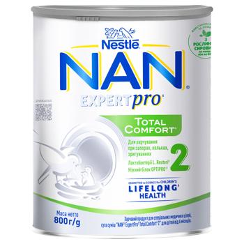 Смесь молочная сухая NESTLÉ® NAN® ExpertPro Total Comfort 2 для специальных медицинских целей для детей от 6-ти месяцев 800г
