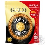 Кофе Чорна Карта Gold растворимый 400г