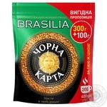 Кава Чорна Карта Exclusive Brasilia розчинна 400г
