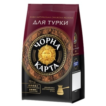 Кофе Черная Карта молотый 70г - купить, цены на КОСМОС - фото 1