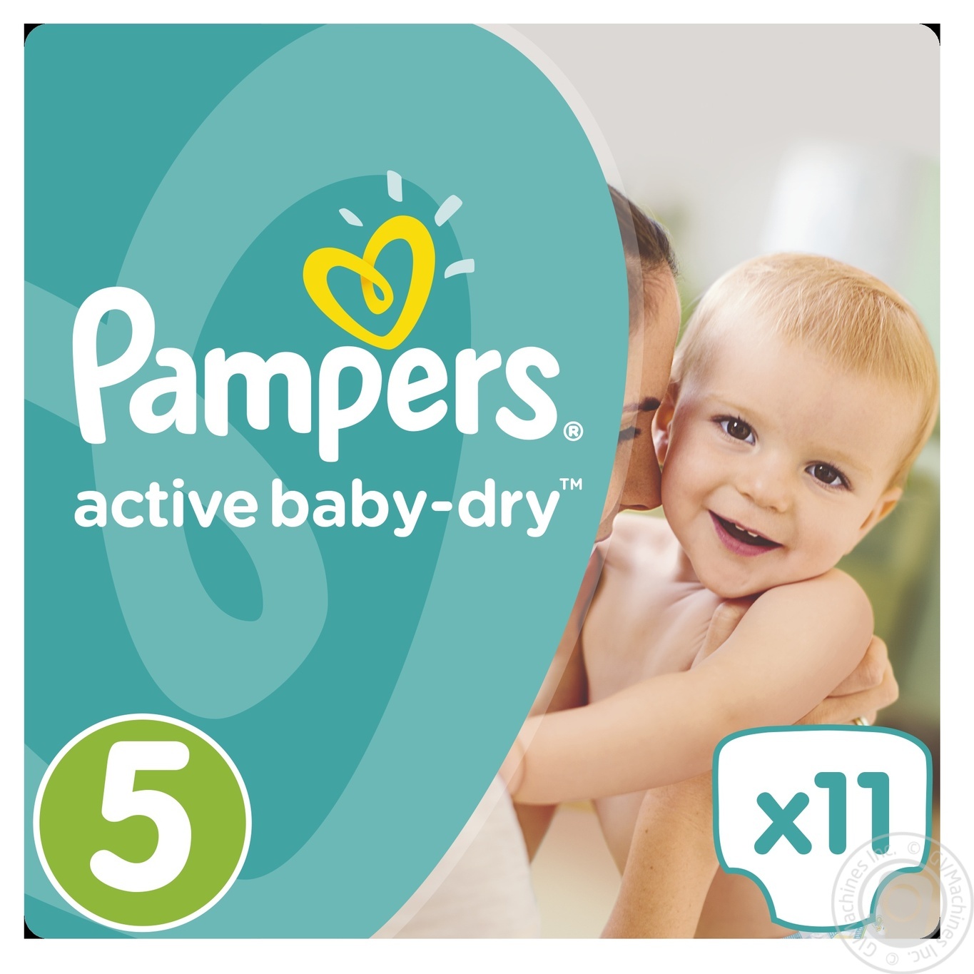 

Подгузники Pampers Active Baby-Dry 5 Junior 11-18кг 11шт