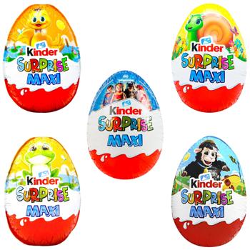 Яйцо шоколадное Kinder Сюрприз Maxi 100г - купить, цены на КОСМОС - фото 1