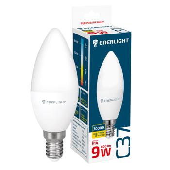 Лампа Enerlight LED С37 3000K E14 9Вт - купити, ціни на NOVUS - фото 1
