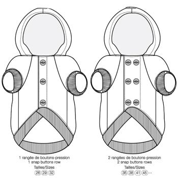 Milk & Pepper Achille толстовка для собак 29 - сірий - купити, ціни на MasterZoo - фото 6