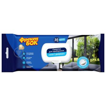 Freken Bok Cleaning Wipes for Glass and Mirrors 36pcs - buy, prices for COSMOS - photo 1