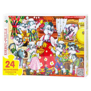 Kiyevskaya Fabrika Igrushek Puzzle Game Seven Goats 24 elements - buy, prices for - photo 1