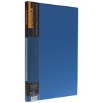 Папка-скоросшиватель Scholz синяя с карманом A4