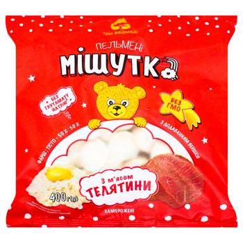Пельмени Три Медведя Мишутка с охлажденным мясом телятины 400г - купить, цены на Чудо Маркет - фото 2