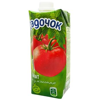 Сік Садочок томатний з сіллю 0,5л - купити, ціни на NOVUS - фото 1