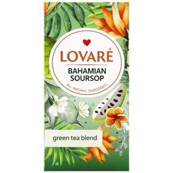 Чай зеленый Lovare Bahamian Soursop 2г*24шт - купить, цены на Эпицентр FOOD - фото 2