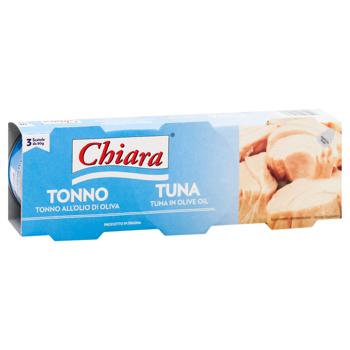 Chiara Tuna in Olive Oil 3pcs*80g - buy, prices for MegaMarket - photo 3