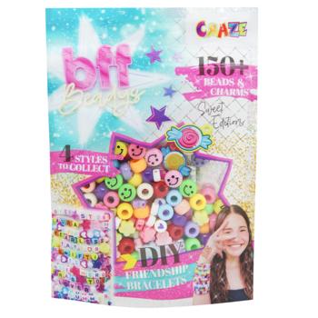 Набор для творчества Craze BFF Beadys Бусины и подвески 150шт в ассортименте - купить, цены на - фото 3