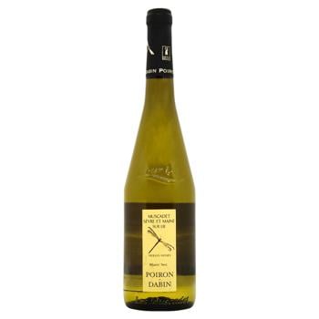 Poiron Dabin Muscadet Sevre ET Maine Sur Lie White Dry Wine 13% 0.75l - buy, prices for AlcoHub - photo 1