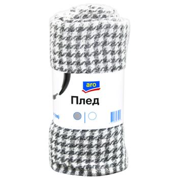 Aro White Gray Plaid 140x200cm - buy, prices for METRO - photo 1