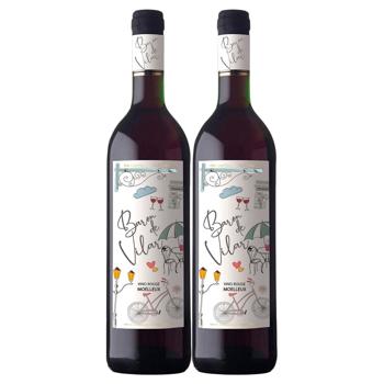 Baron de Vilar Red Semi-Sweet Wine 10% 2pcs 0.75l - buy, prices for ULTRAMARKET - photo 1