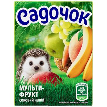 Нектар Садочок Мультифрукт 200мл - купити, ціни на Чудо Маркет - фото 5
