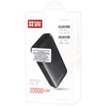 Універсальна мобільна батарея ColorWay Power Bank 20 000 mAh EnergyPlus USB QC3.0 + USB-C Power Delivery 22.5W Black