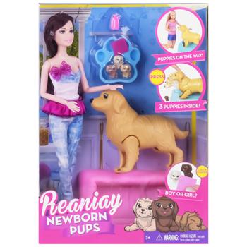 A-Toys Doll with Dog Set - buy, prices for Auchan - photo 1