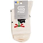 Premier Socks Cat White Women's Socks Size 23-25