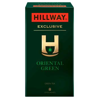 Чай зеленый Hillway Exclusive Oriental Green 2г*25шт - купить, цены на Идеал - фото 1