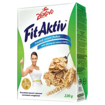 Zlakovo Fit Aktiv Cereal Glazed Flakes 220g - buy, prices for Chudo Market - photo 1