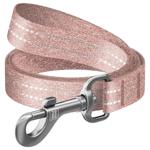 Повідець для собак COLLAR WAUDOG Світловідбиваючий S - коричневий