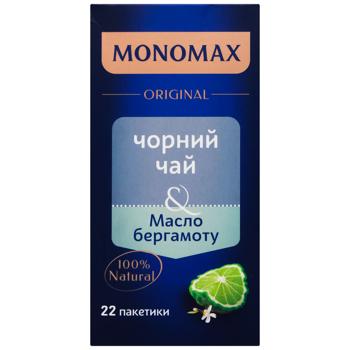 Чай чорний Monomax Масло бергамоту 2г*22шт - купити, ціни на КОСМОС - фото 2