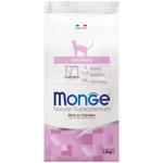 Корм сухий Monge з куркою для стерилізованих котів 1,5кг
