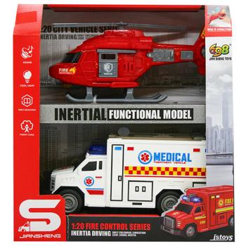 Cars2 Police Truck and Fire Helicopter Play Set - buy, prices for - photo 3