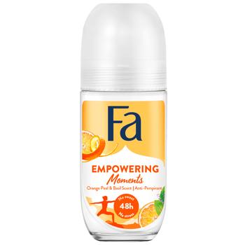 Fa Empowering Moment Orange Peel and Basil Roll-On Antiperspirant 50ml - buy, prices for Ideal - photo 1