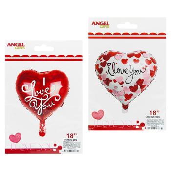 Кулька Angel Gifts повітряна Серце 41,43см - купити, ціни на За Раз - фото 1