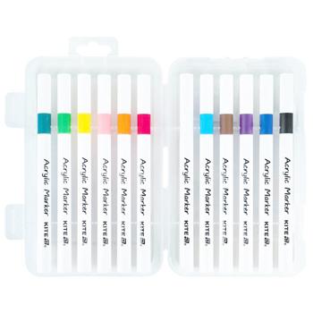 Маркери акрилові Kite Creative K-1156 12шт - купити, ціни на КОСМОС - фото 3