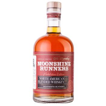 Виски Moonshine Runners Blended American 40% 0,7л - купить, цены на Auchan - фото 1