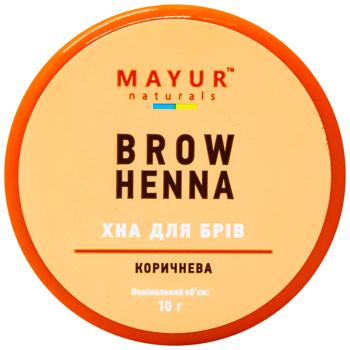 Mayur Henna powder for eyebrow brown 10g - buy, prices for - photo 2