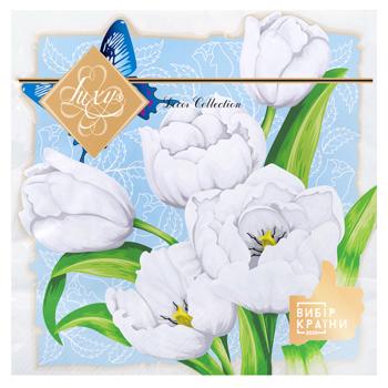 Napkins Luxy 18pcs 33x33cm Ukraine - buy, prices for Ideal - photo 1
