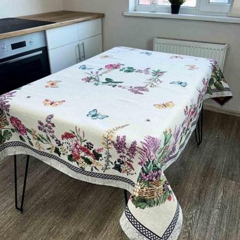 Скатертина Прованс Лавандове поле 135*300см - купити, ціни на - фото 2