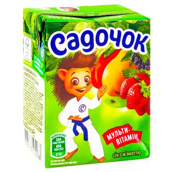 Сок Садочок Мультивитамин с мякотью 200мл - купить, цены на ЕКО Маркет - фото 1