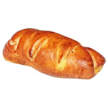 Пирог с кремом и вишневой начинкой 130г - купить, цены на Чудо Маркет - фото 1