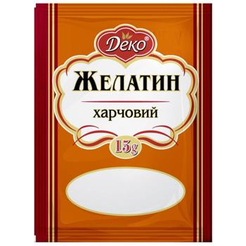 Желатин Деко харчовий 15г - купити, ціни на Ідеал - фото 1