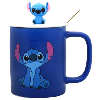 Stitch Large Blue Ceramic Cup 400ml - buy, prices for - photo 3