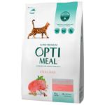 Корм сухой Optimeal с говядиной и сорго для стерилизованных кошек 4кг