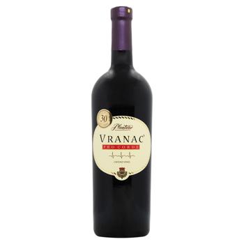 Plantaze Vranac pro Corde Red Dry Wine 14% 0.75l - buy, prices for Supermarket "Kharkiv" - photo 1