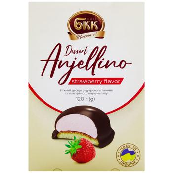 Десерт БКК Anjellino зі смаком полуниці 120г - купити, ціни на Auchan - фото 2