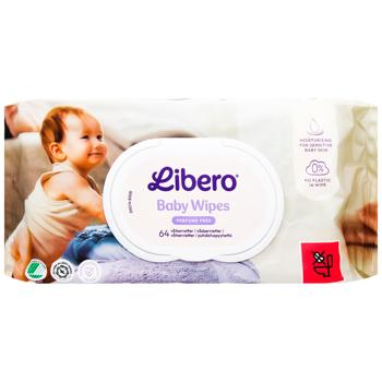 Libero Wet wipes for baby 64pcs - buy, prices for MegaMarket - photo 1
